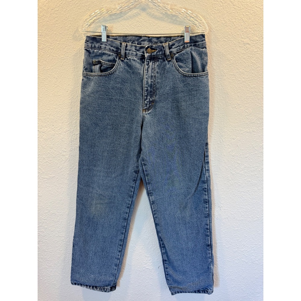 Guide Gear Mens Flannel Lined Jeans 32x32 Medium Wash Blue Plaid Lined Denim